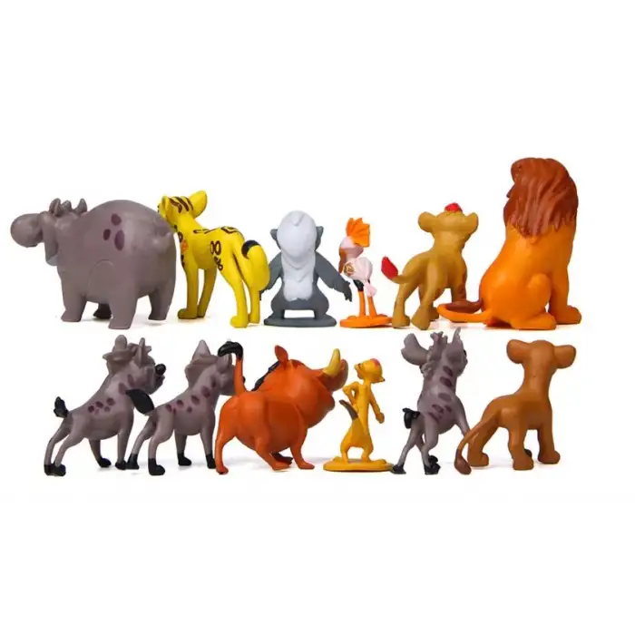 Kumik Aslan Koruyucular The Lion Guard 12 Parça Aslan Kral Mini Figür Oyuncak