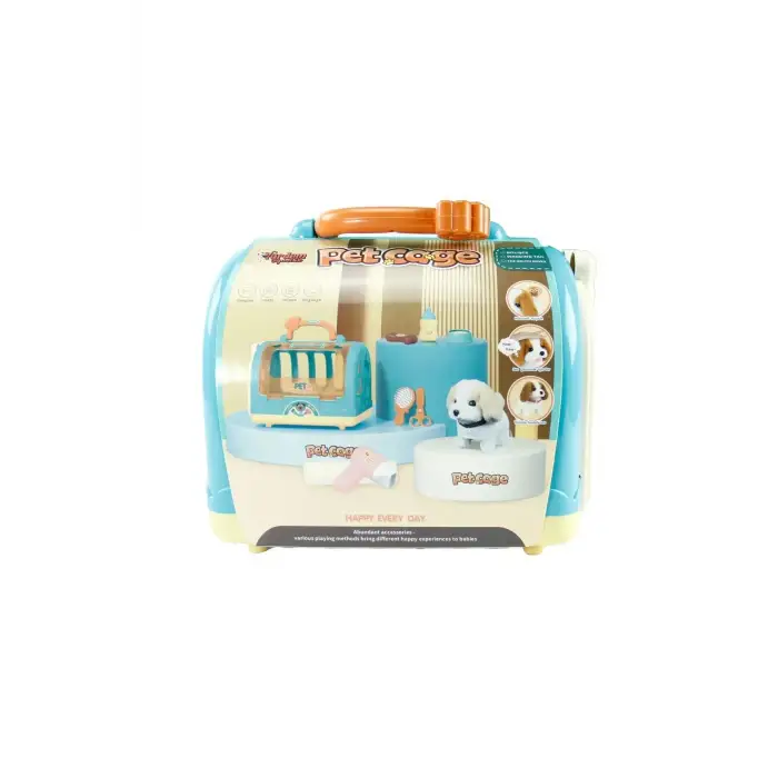 Kutulu Taşıma Çantalı Pilli Köpek Seti