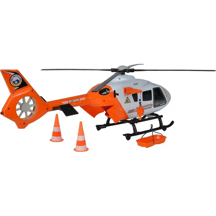 Kumik Dickie Rescue Helicopter Oyuncak Kurtarma Helikopteri, 64 cm, 2 Ses Özelliği