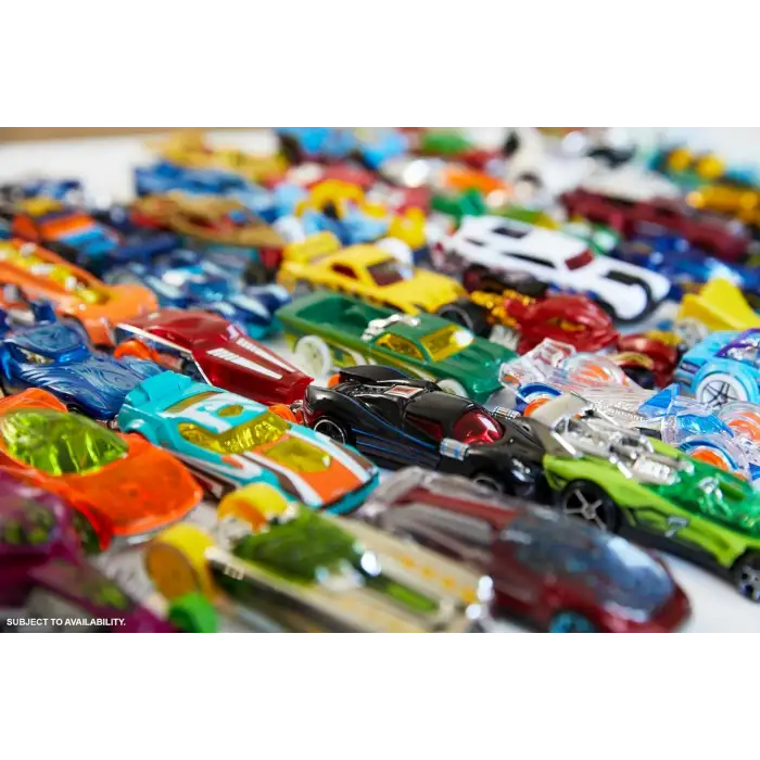 Hot Wheels 20li Araba Seti, 1:64 ölçekli araçlardan oluşur