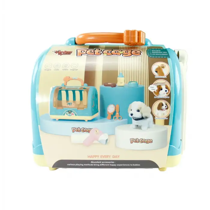 Kutulu Taşıma Çantalı Pilli Köpek Seti