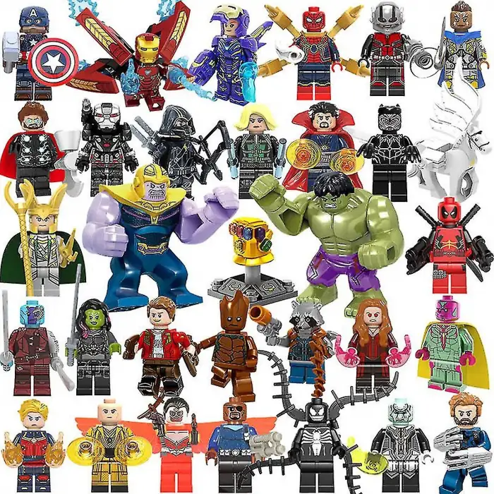 Kumik Marvel Lego uyumlu 32 li figür seti