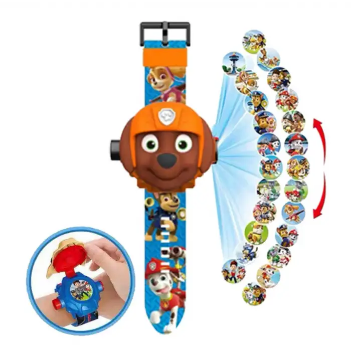 Kumik Paw Patrol Zuma Karakter Projeksiyonlu Çocuk Kol Saati