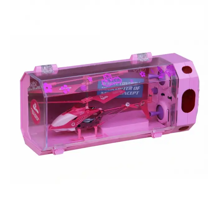 Vardem 3.5 Kanal Pvc Kutulu Uzaktan Kumandalı Pembe Helikopter