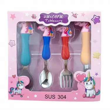 My Little Pony Çatal Kaşık Seti 4 lü kutulu