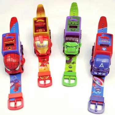 Spiderman Örümcek Adam Projeksiyonlu ve çek bırak saatli kamyon