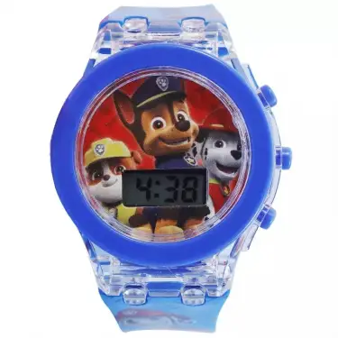 Paw Patrol Cahse Marshall Rubble çoklu LED saat