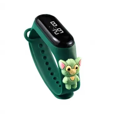 Sevimli Çocuk Saat Çeşitleri Spiderman, Iron Man, Batman, Captain America, Minnie Mouse Su Geçirmez ( Model 36 )