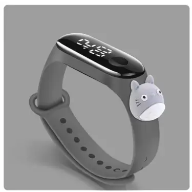 Sevimli Çocuk Saat Çeşitleri Spiderman, Iron Man, Batman, Captain America, Minnie Mouse Su Geçirmez (Model18 )