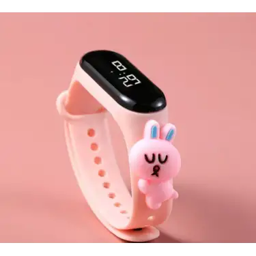 Sevimli Çocuk Saat Çeşitleri Spiderman, Iron Man, Batman, Captain America, Minnie Mouse Su Geçirmez (Model13 )