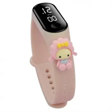 Sevimli Çocuk Saat Çeşitleri Spiderman, Iron Man, Batman, Captain America, Minnie Mouse Su Geçirmez (Model11 )