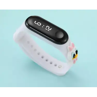 Sevimli Çocuk Saat Çeşitleri Spiderman, Iron Man, Batman, Captain America, Minnie Mouse Su Geçirmez (Model 3)