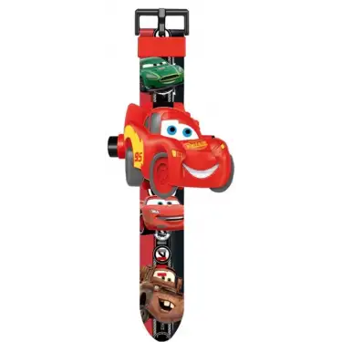 Pixar Cars Şimşek McQueen 3d Projeksiyonlu Saat
