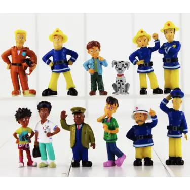 İtfaiyeci Sam 12 li figür oyuncak Fireman Sam