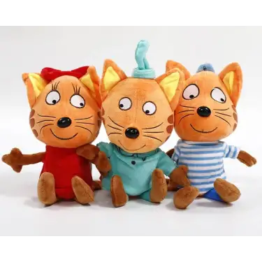 Kid E Cats Cookie, Pudding,  Candy 20 cm 3 lü Peluş Takımı