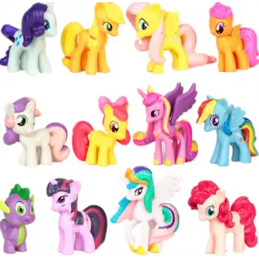 Kumik My Little Pony 12 li figür set ( No Box)