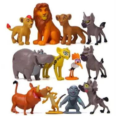 Kumik Aslan Koruyucular The Lion Guard 12 Parça Aslan Kral Mini Figür Oyuncak