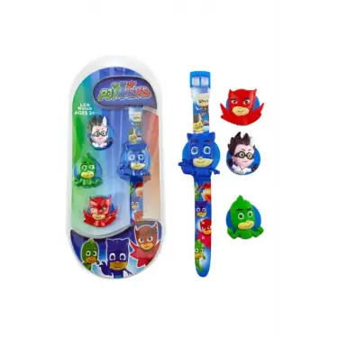 PJ Masks Saat Değişen kapak (Kedi Çocuk,Baykuş Kız, Kertenkele ve Romeo)