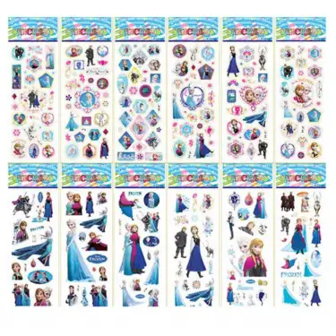 Elsa Frozen Karakterleri 3 set sticker