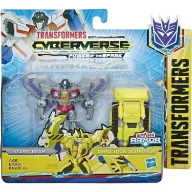 Hasbro Transformers Cyberverse Spark Armor Battle Starscream Figür