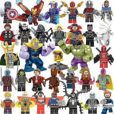 Kumik Marvel Lego uyumlu 32 li figür seti