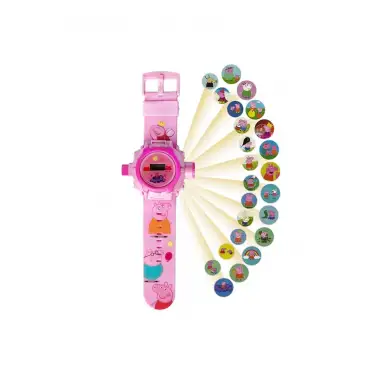 Kumik Peppa Pig Projeksiyonlu saat