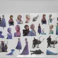 Elsa , Anna, Hans, Kristoff, Olaf, Frozen Geçici Dövme