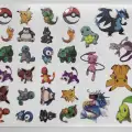 Pokemon , Ash Ketchum, Pikachu, Charmander- Semender, Squirtle, Jigglypuff, Geçici Dövme