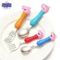 Kumik Peppa Pig Çatal Kaşık Seti - Çocuklar Için
