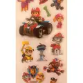 Paw Patrol Karakterleri 3 set sticker Chase, Marshall, Zuma, Skye, Rubble, Rocky