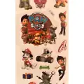 Paw Patrol Karakterleri 3 set sticker Chase, Marshall, Zuma, Skye, Rubble, Rocky