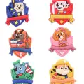 Paw Patrol karakterleri Crocs 6 Li Terlik Süsü, Chase, Marshall, Rocky, Zuma, Rubble, Skye