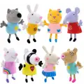 Peppa Pig , Peppa, George ve Arkadaşları 10 lu Peluş Seti ( 19 cm )