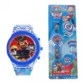 Paw Patrol Cahse Marshall Rubble çoklu LED saat