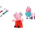 Peppa Pig Peppa Aile Çatal Kaşık seti, Peppa Peluş 19 cm ve Peppa Aile Figür Seti