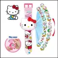Hello Kitty Karakterli Projeksiyon Resim Yansıtmalı Dijital Çocuk Kol Saati