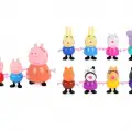 Peppa Pig 10+4 lü figür Peppa, George aile ve arkadaşlar