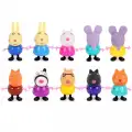 Peppa Pig 10+4 lü figür Peppa, George aile ve arkadaşlar