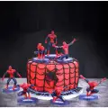 Örümcek Adam Spider Man Pasta Süsü ( 7 Parça )