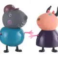 Peppa Pig 2 li figür Madame Gazelle ve Grandad Dog