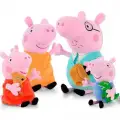 Kumik Peppa Pig Aile Peluş Seti