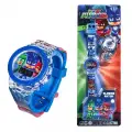 PJ Masks Pijamaslekiler çoklu led saat , Kedi Çocuk, Baykuş Kız, Kertenkele