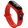 Spiderman Örümcek Adam Led Çocuk Saati ( Kırmızı )