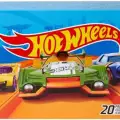 Hot Wheels 20li Araba Seti, 1:64 ölçekli araçlardan oluşur