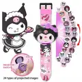 Kumik Sanrio Kuromi figürlü Projeksiyon , 24 farklı karakteri duvara yansıtır
