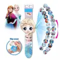 Elsa Figürlü Projeksiyon Dijital Çocuk Kol Saat