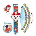 Kumik Paw Patrol Marshall 3D Karakteri Projeksiyonlu Saat 24 Farklı Kar