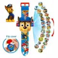 Kumik Paw Patrol 3D Karakteri Projeksiyonlu Saat 24 Farklı Karakteri Du