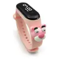 Dijital Dokunmatik Led Ekran Su Geçirmez Figürlü Çocuk Kol Saati Bileklik