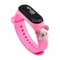 Dijital Dokunmatik Led Ekran Su Geçirmez Figürlü Çocuk Kol Saati Bileklik